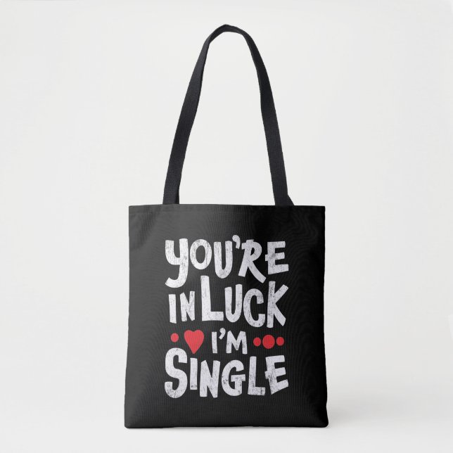 Tote Bag Devis de rencontre amusant | Vous êtes dans la cha (Devant)