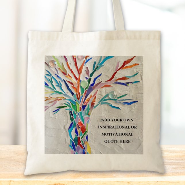 Tote Bag Devis inspirant (Créateur téléchargé)