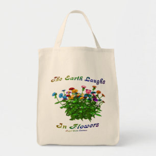 Tote Bag Devis inspirant Fleurs