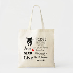 Tote Bag Devis minimaliste simple