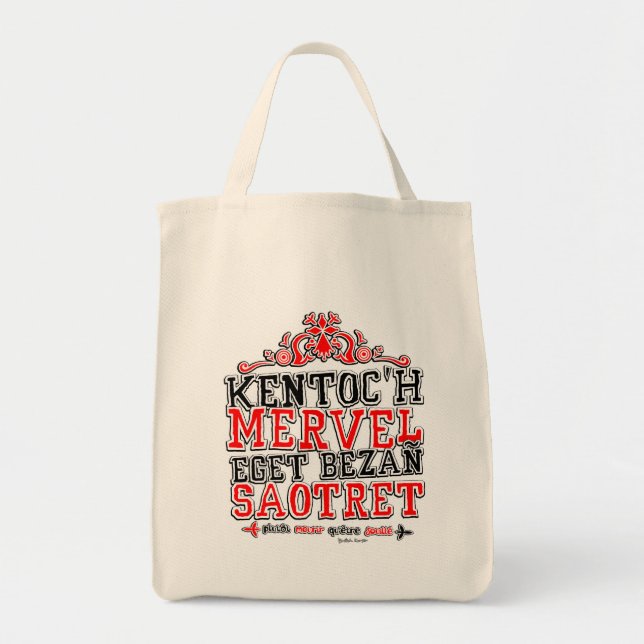 Tote Bag Devise de la Bretagne (Devant)
