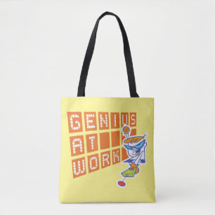 Tote Bag Dexter "Genius At Work"
