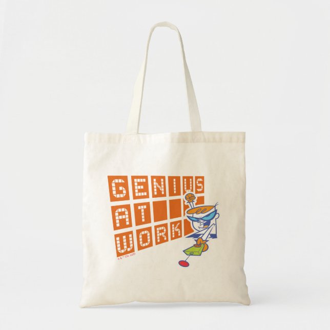 Tote Bag Dexter "Le génie au travail" (Devant)