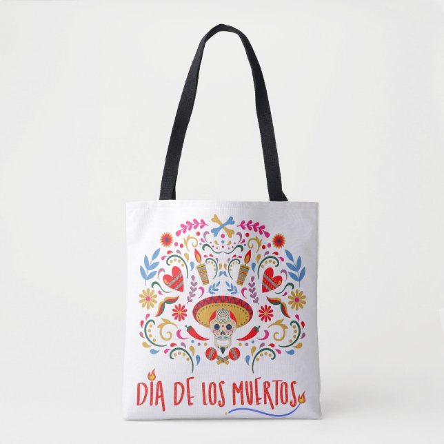 Tote Bag Dia De Los Muertos (Devant)