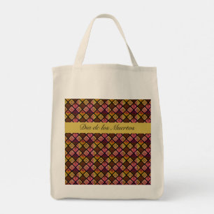 Tote Bag Dia de los Muertos Boho Artisanat Populaire Mexica