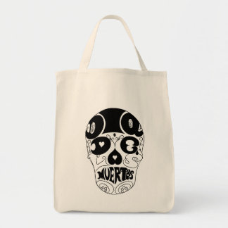 Tote Bag Dia De Los Muertos Skull Fourre-tout