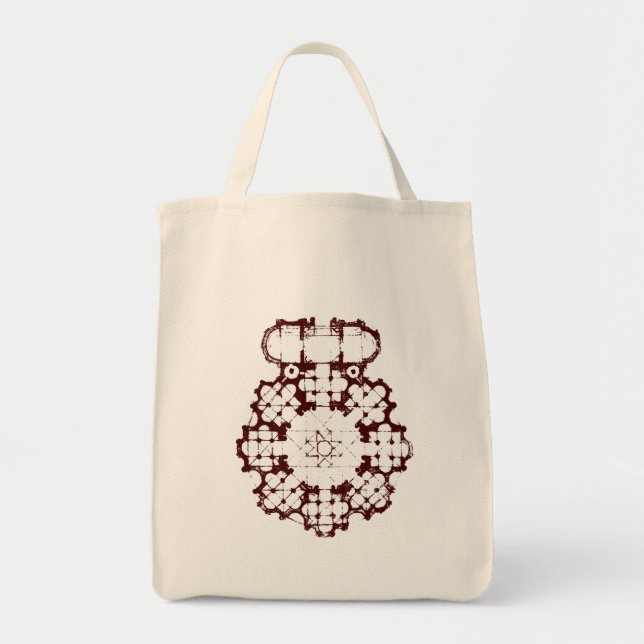 Tote Bag diagramme de bâtiment (Devant)