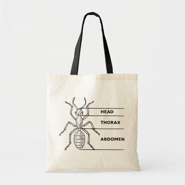 Tote Bag Diagramme de fourmi (Devant)