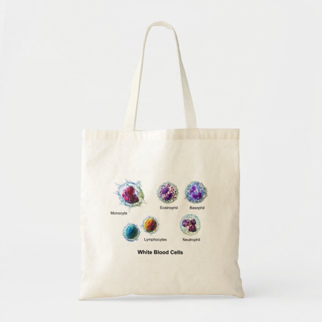 Tote Bag Diagramme des leucocytes de globules blancs (Devant)