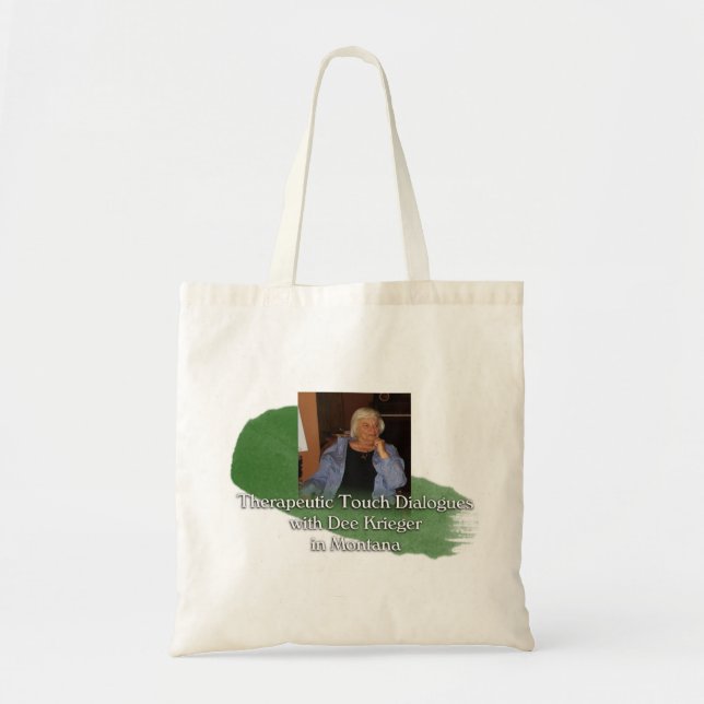 Tote Bag Dialogues de TTT avec Dee - Fourre-tout vert (Devant)