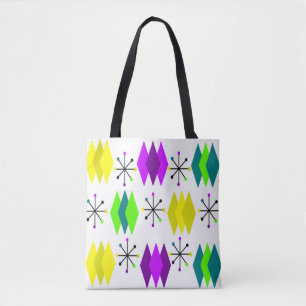 Tote Bag Diamants et Starburst Fourre-tout