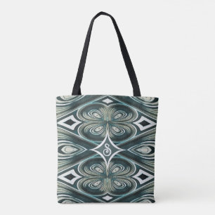 Tote Bag Diamond Clover Abstrait Swirl Fourre-tout