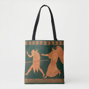 Tote Bag Diana et un Ange, Mythologie Romaine Vintage