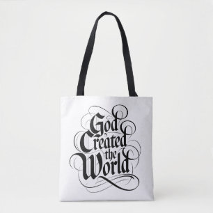 Tote Bag Dieu a créé le monde