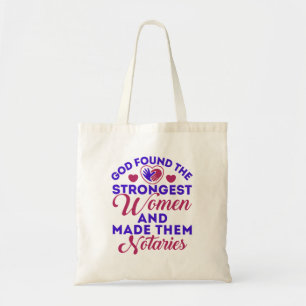 Tote Bag Dieu a trouvé les femmes les plus fortes Notories