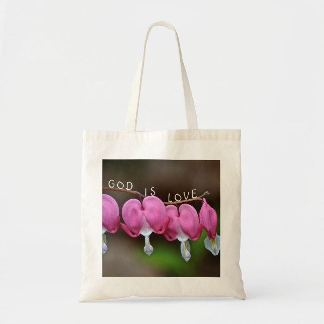 Tote Bag Dieu est coeur d'amour (Devant)