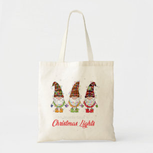 Tote Bag Dieu Jul Gnome Tomte Ma couleur préférée est Noël