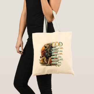 Tote Bag Dieu M'A Conçu...