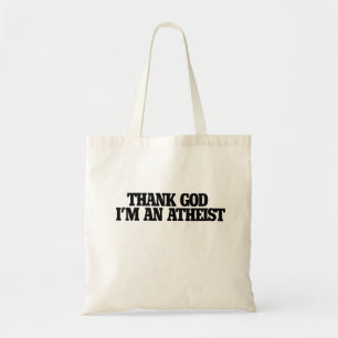 Tote Bag Dieu merci, je suis athée