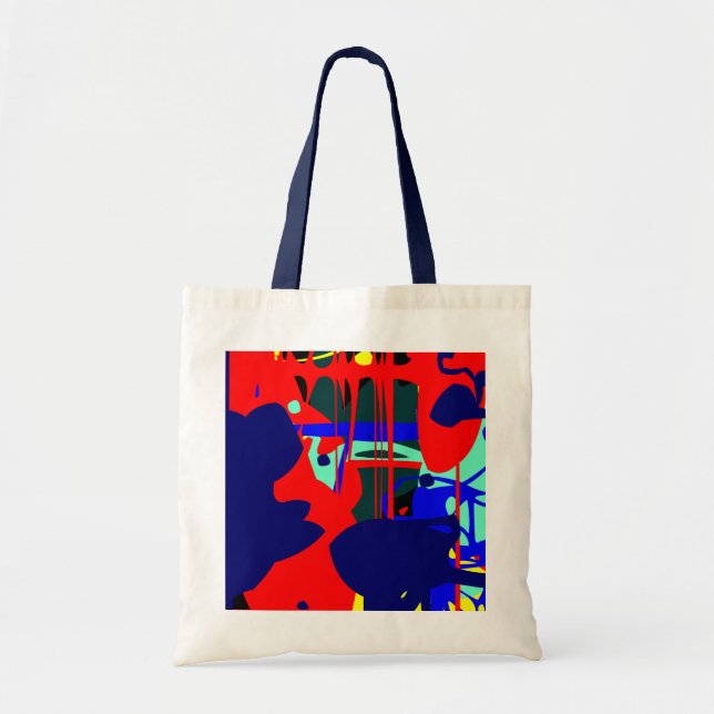 Tote Bag Digital Abstract Expressionist 08 (Devant)