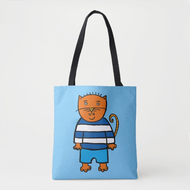 Tote Bag Dillon le Chat (Devant)