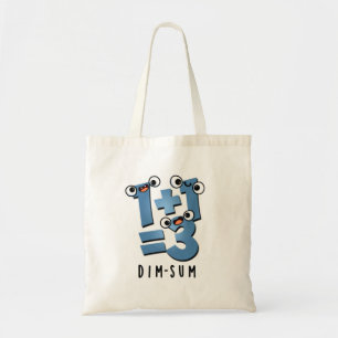 Tote Bag Dim Sum Funny Math Food Pun
