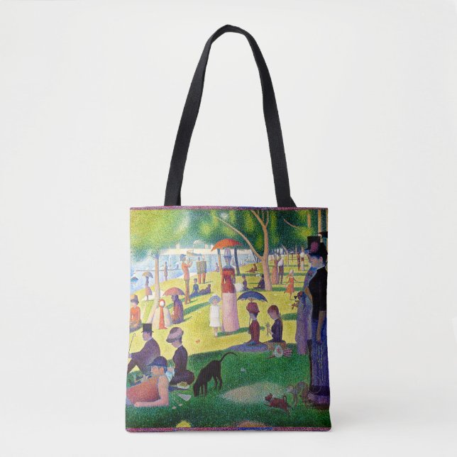 Tote Bag Dimanche après-midi sur l'île de la La grand Jatte (Devant)