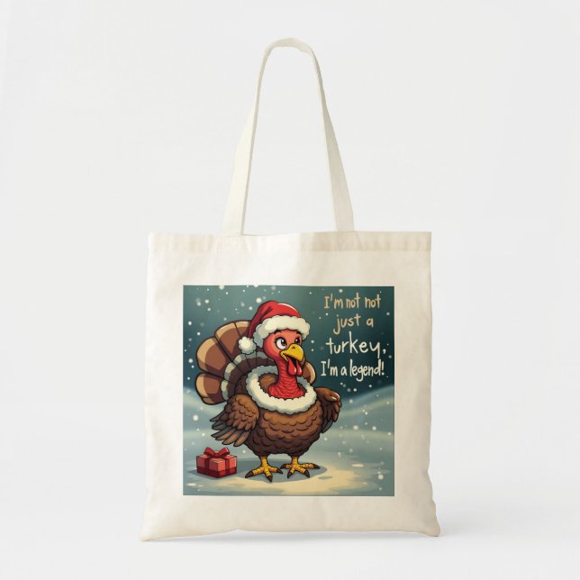 Tote Bag dinde de Noël (Devant)