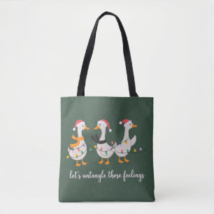 Tote Bag Dindon ABA Noël RBT BCBA Thérapeute comportemental
