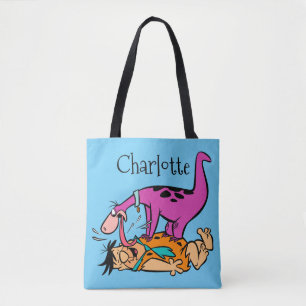 Tote Bag Dino léchant le Flintstone de Fred