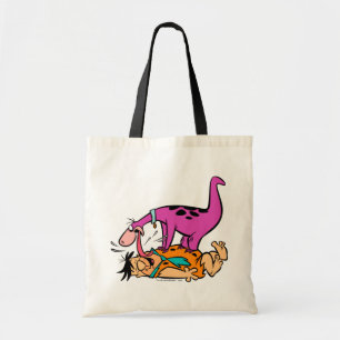 Tote Bag Dino léchant le Flintstone de Fred
