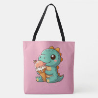 Dino mignonne de glace mangeur