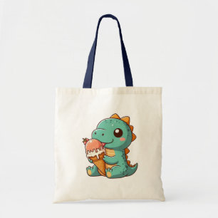 Tote Bag Dino mignonne de glace mangeur