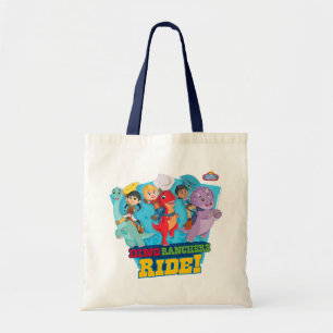 Tote Bag Dino Ranch Les Ranchers Ride !