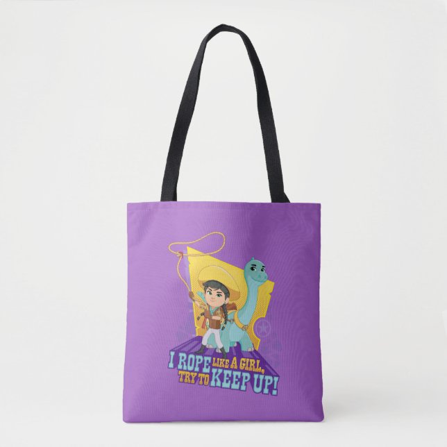 Tote Bag Dino Ranch | Min et Clover (Devant)