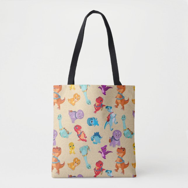 Tote Bag Dino Ranch | Un Motif d'aventure Dinosaur (Devant)