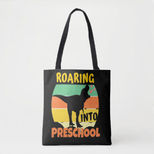 Tote Bag DINOSAUR cool - ROARING DANS LE PRESCHOOL
