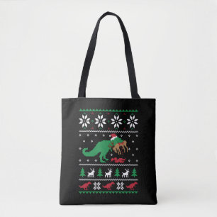 Tote Bag Dinosaur Vilain Noël Drôle Noël