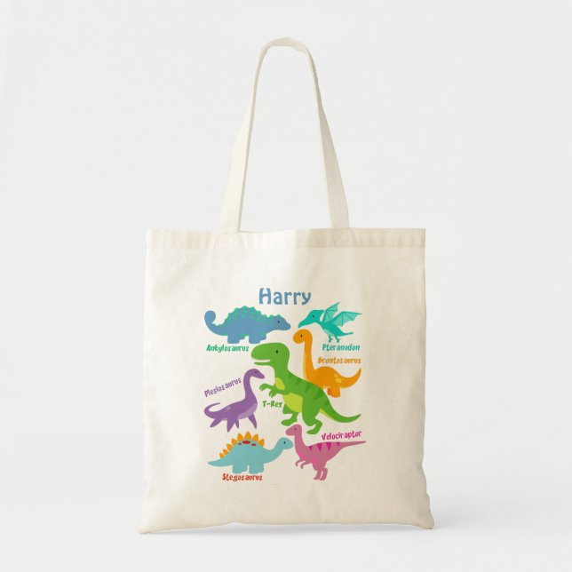 Tote Bag Dinosaure bébé mignon (Devant)