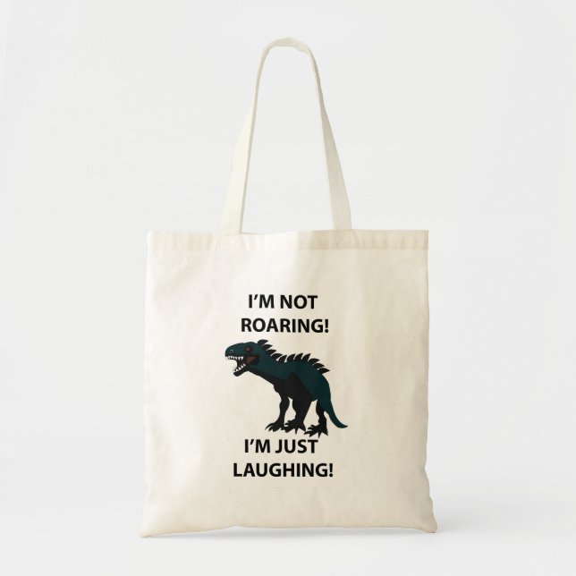 Tote Bag Dinosaure drôle (Devant)