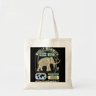 Tote Bag Dinosaure Facts - Wooly Mammoth Science ' Anatomie