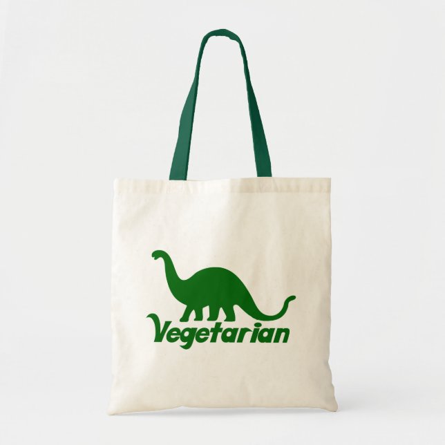 Tote Bag Dinosaure végétarien (Devant)