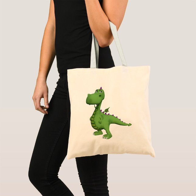 Tote Bag Dinosaure Vert (Créateur téléchargé)