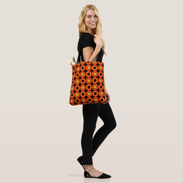 Tote Bag Dinuts Orange Avec Remplissage (Sur le modèle)