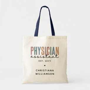 Tote Bag Diplôme d'adjoint de médecin PA personnalisé