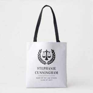 Tote Bag Diplôme de droit moderne personnalisé