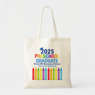 Tote Bag Diplôme de fin d'études préscolaire 2025 sur mesur