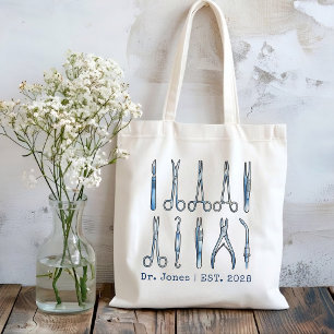 Tote Bag Diplôme de futur docteur en médecine personnalisé