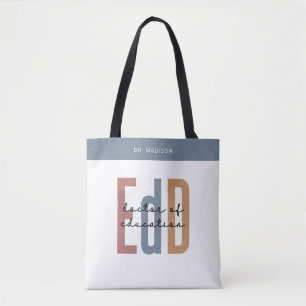 Tote Bag Diplôme D'Études De L'EdD Personnalisé