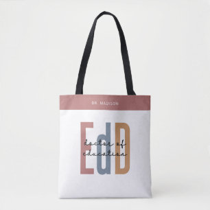 Tote Bag Diplôme D'Études De L'EdD Personnalisé